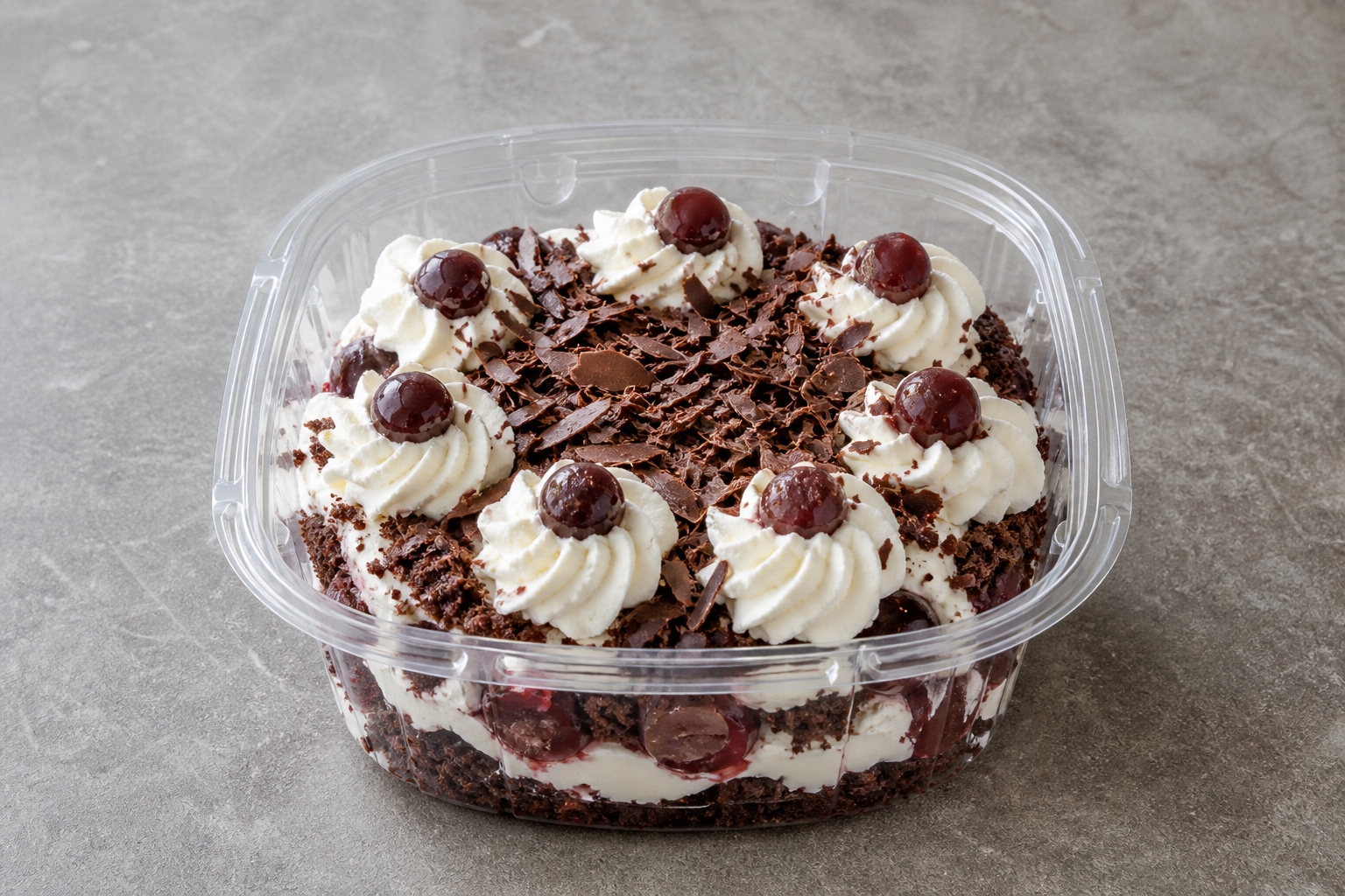 Photorealistic Black Forest cake P07 food image by VDAMO