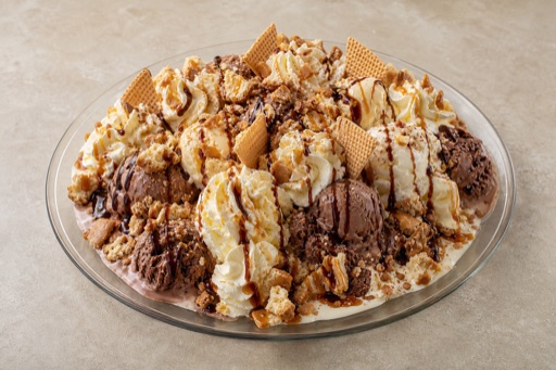 Photorealistic DE Ice cream sundae dessert P10 food image by VDAMO