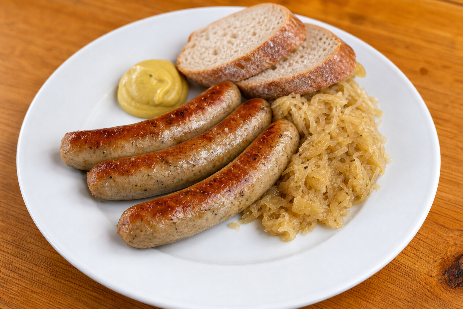 Bratwurst plate
