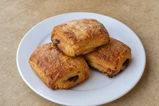 DZ Chocolate pain pastry street-food menu photo, Algeria menu images by VDAMO
