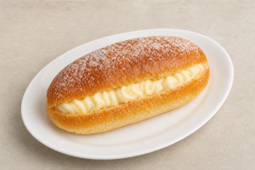 DZ Cream filled bun street-food P03 — Algeria dish