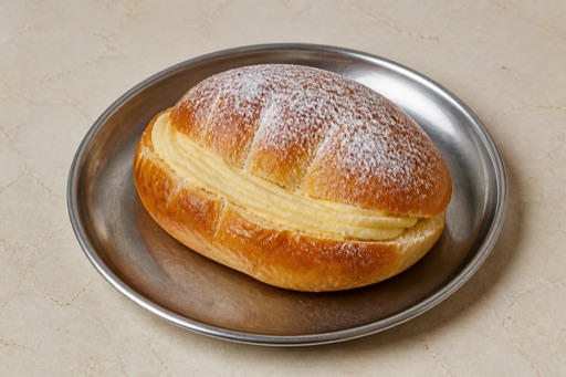 DZ Cream filled bun street-food P05 — Algeria dish