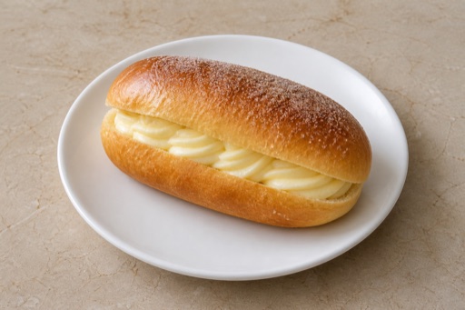 DZ Cream filled bun street-food P09 — Algeria dish