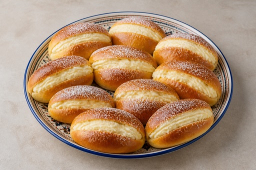 DZ Cream filled bun street-food P10 — Algeria dish