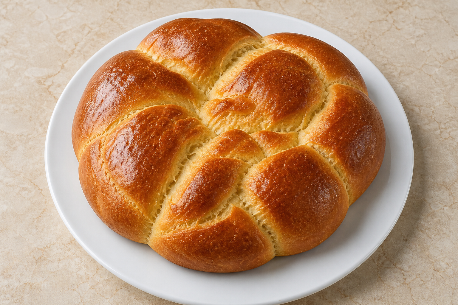 DZ Milk bread loaf street-food P01 — Algeria dish