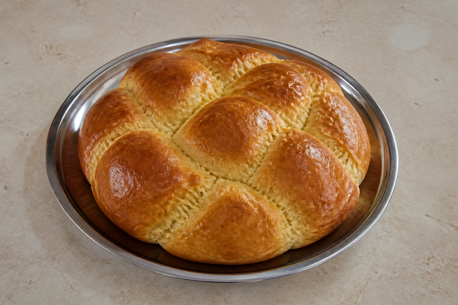 DZ Milk bread loaf street-food P05 — Algeria dish