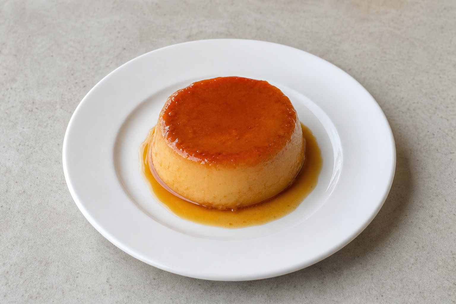 Photorealistic EE Caramel custard dessert P09 food image by VDAMO