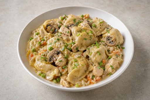 EE Creamy mushroom dumplings eastern-european P04 — Estonia dish