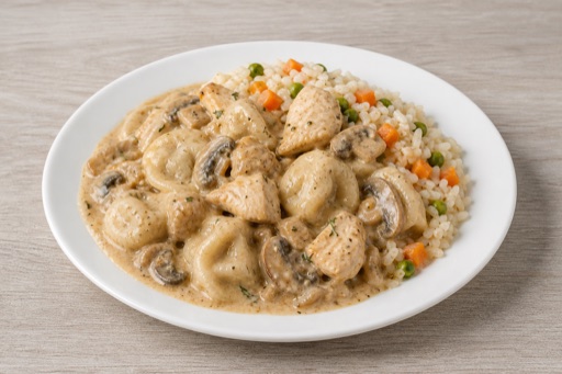 EE Creamy mushroom dumplings eastern-european P09 — Estonia dish