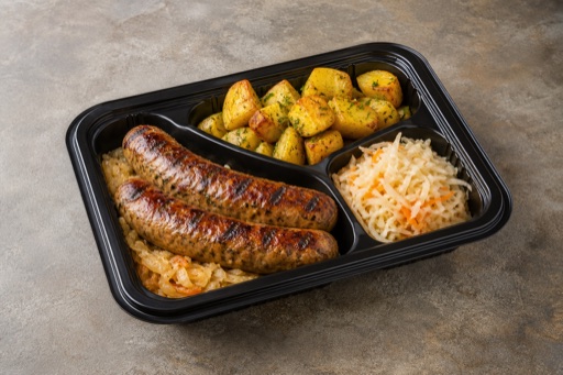 Photorealistic EE Grilled sausage meal eastern-european P06 food image by VDAMO