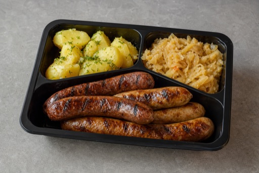 Photorealistic EE Grilled sausage meal eastern-european P08 food image by VDAMO