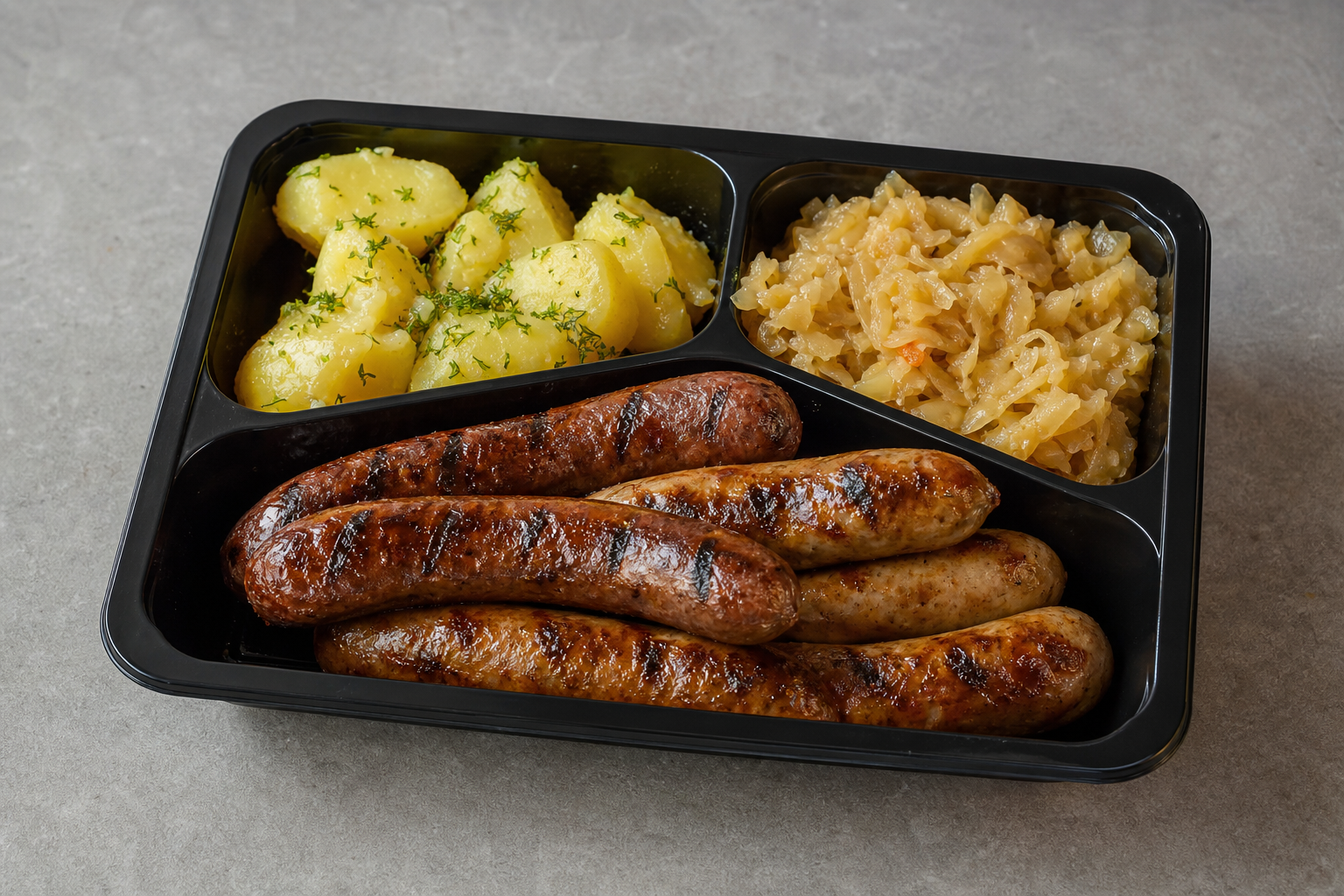 EE Grilled sausage meal eastern-european P08 — Estonia dish