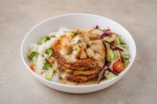 Photorealistic EE Potato pancake stack eastern-european P04 food image by VDAMO