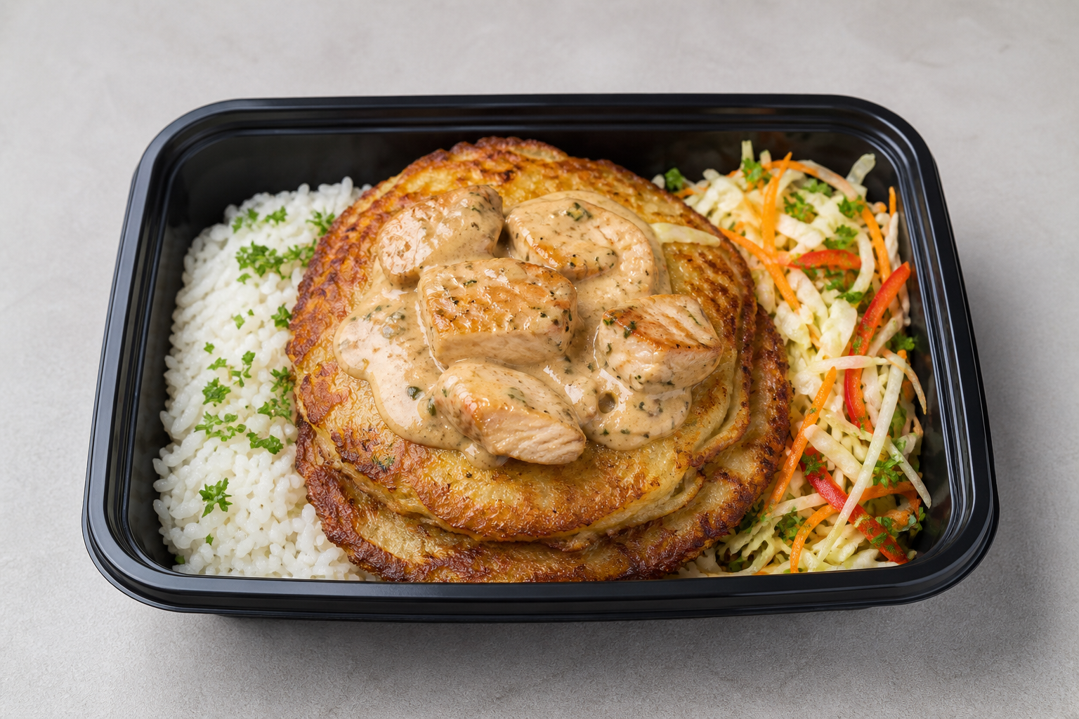 Photorealistic EE Potato pancake stack eastern-european P06 food image by VDAMO