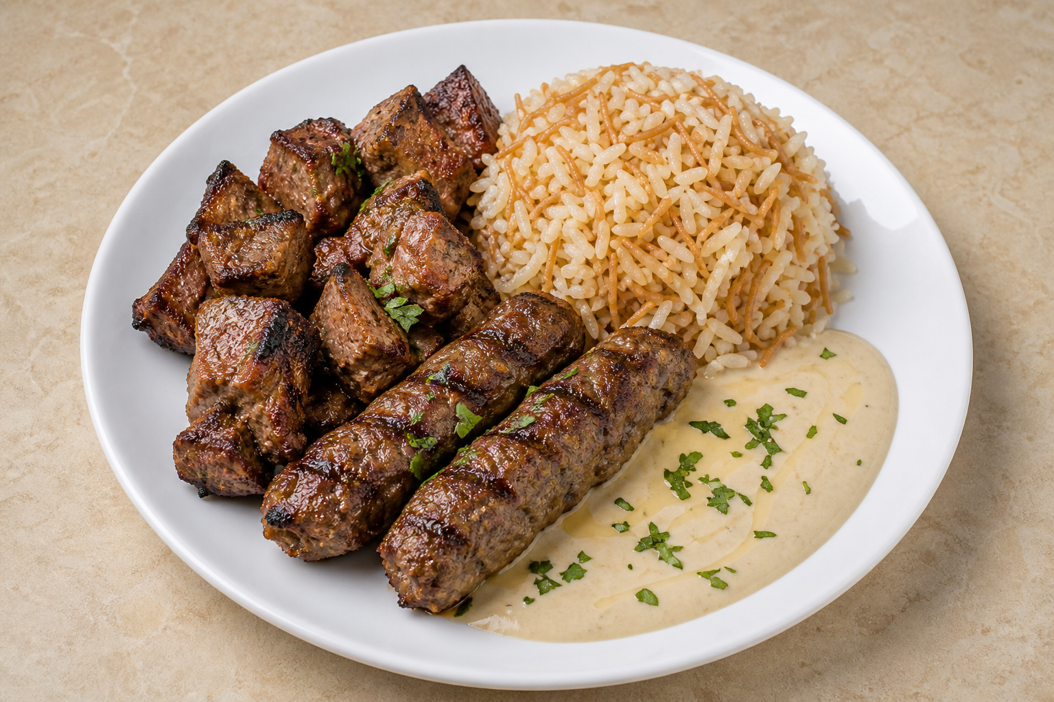 Egyptian grill plate P01 — dish