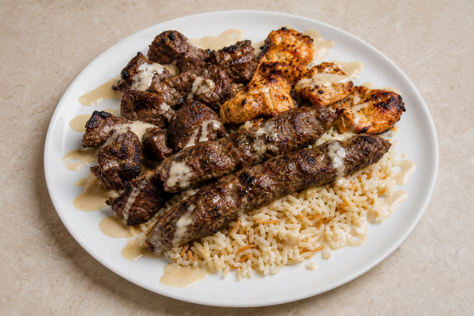 Egyptian grill plate P01 — dish