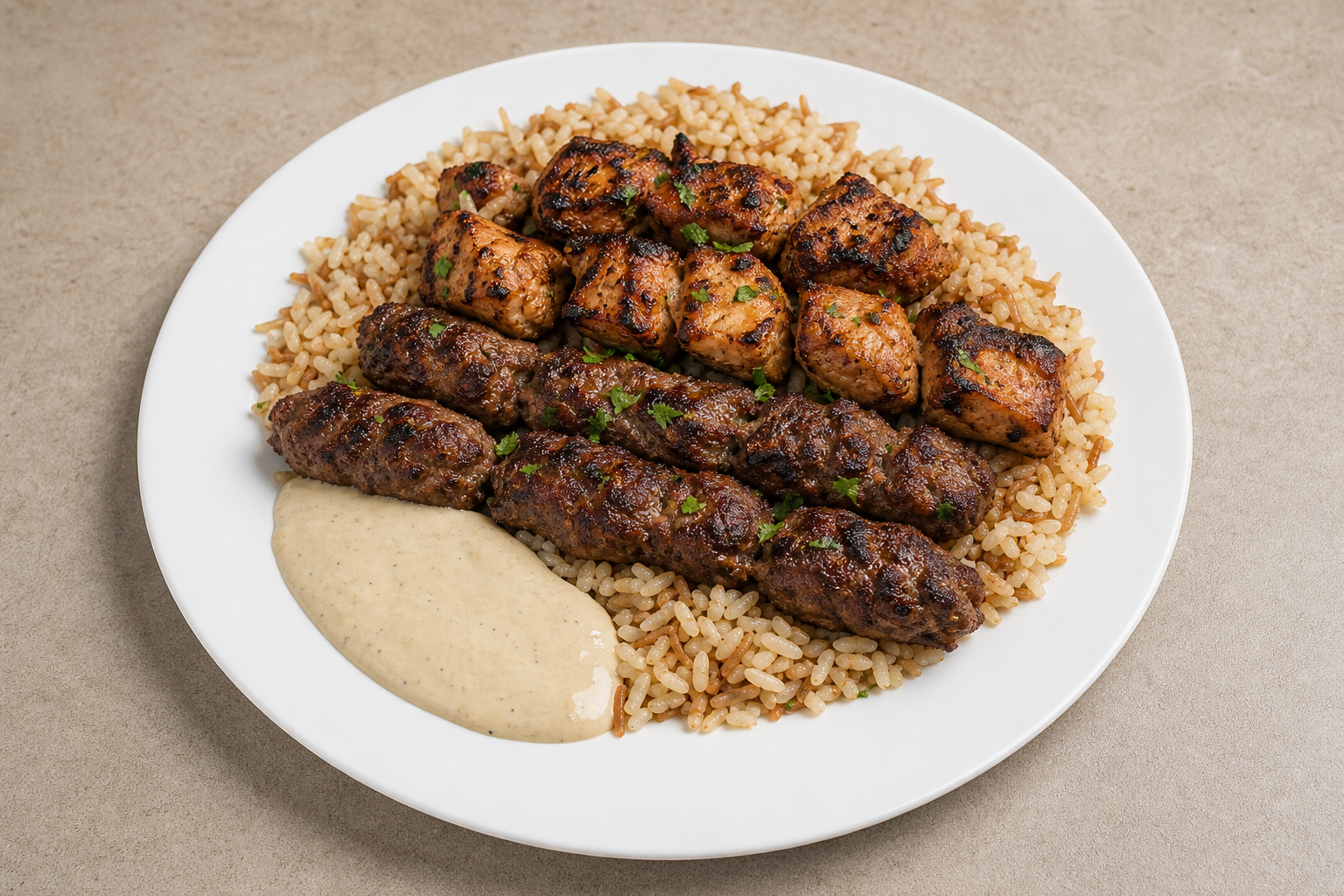 Egyptian grill plate P01 — dish
