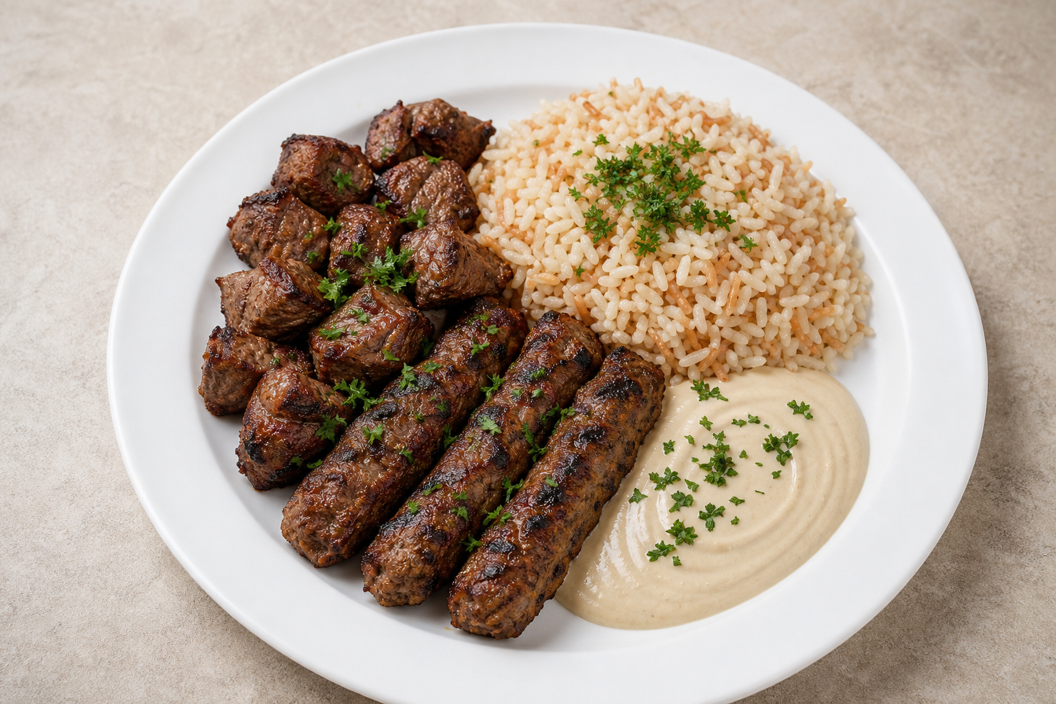 Egyptian grill plate P01 — dish