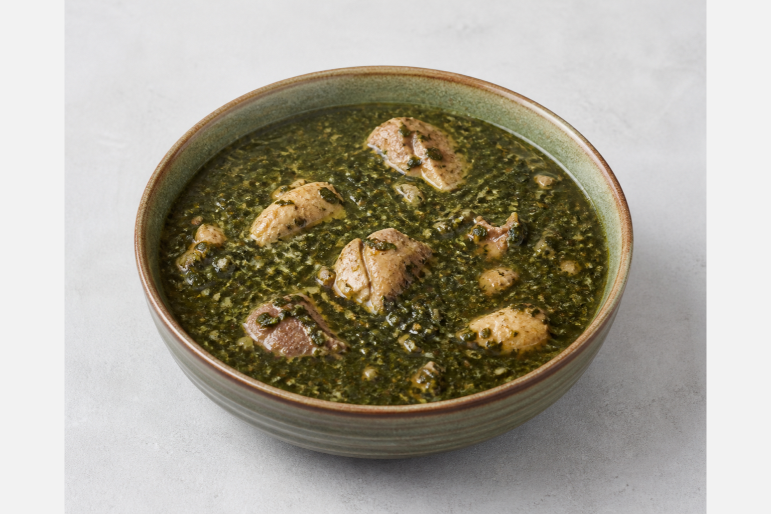 Molokhia chicken P08 — Egypt dish