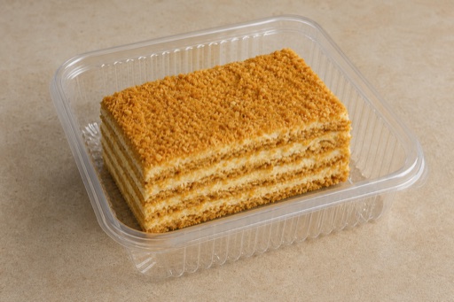 Photorealistic ES Honey cake slice dessert P07 food image by VDAMO