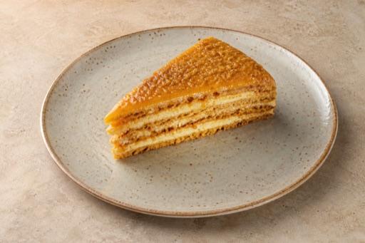 Photorealistic ES Honey cake slice dessert P10 food image by VDAMO