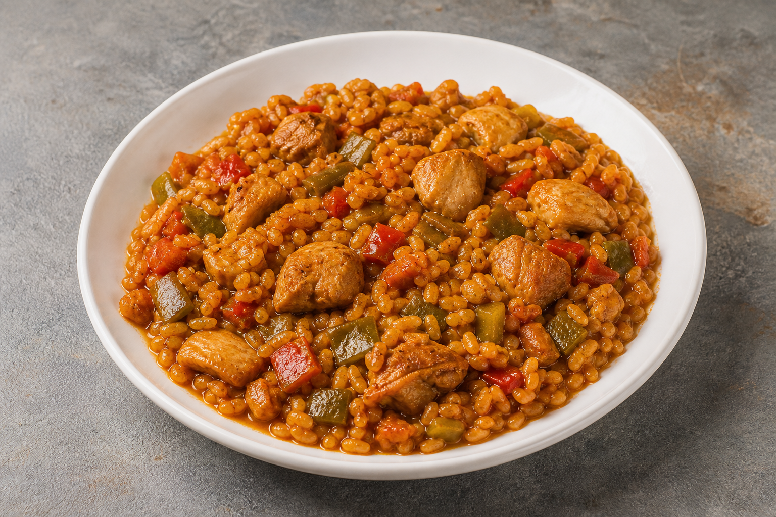ES Signature rice plate spanish P04 — Spain dish