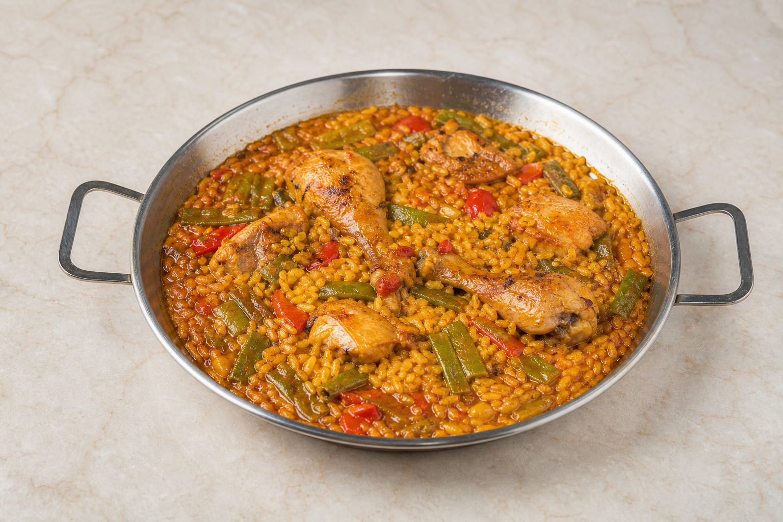 ES Signature rice plate spanish P05 — Spain dish