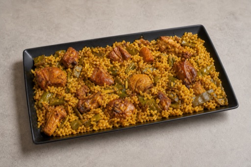 Photorealistic Paella Valenciana P02 food image by VDAMO