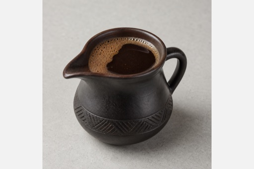 Photorealistic Ethiopian coffee bunna P09 food image by VDAMO