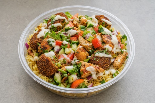 ET Falafel rice bowl middle-eastern P07 — Ethiopia dish