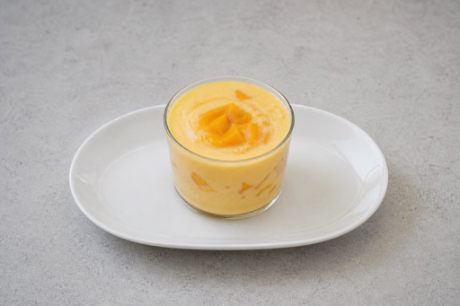 Photorealistic FI Mango pudding cup dessert P03 food image by VDAMO