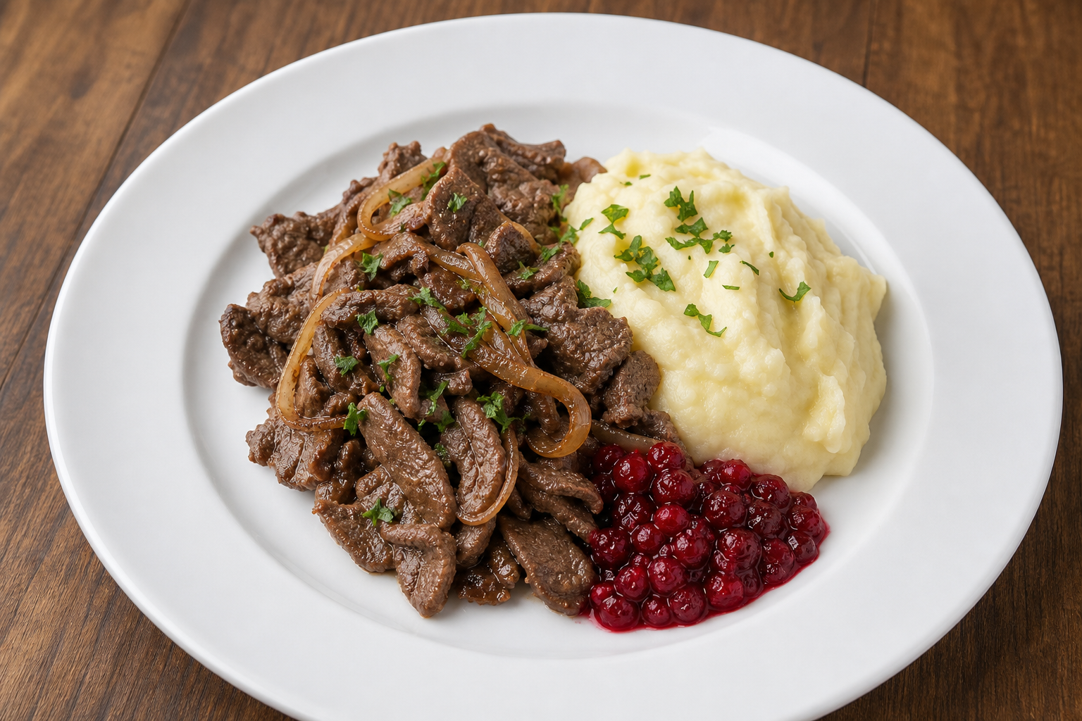 Photorealistic Poronkaristys food image by VDAMO