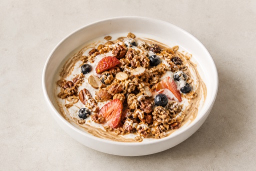 FR Granola yogurt bowl cafe P04 — France dish