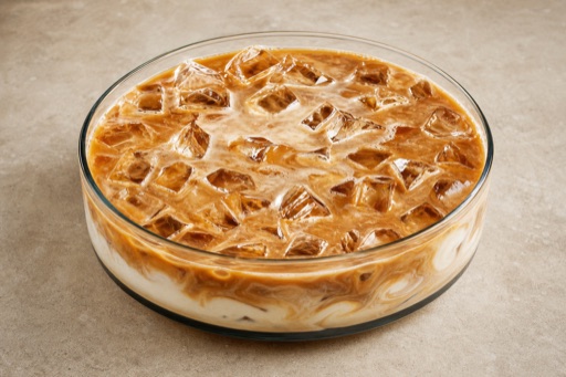 Photorealistic FR Iced cafe latte cafe P10 food image by VDAMO