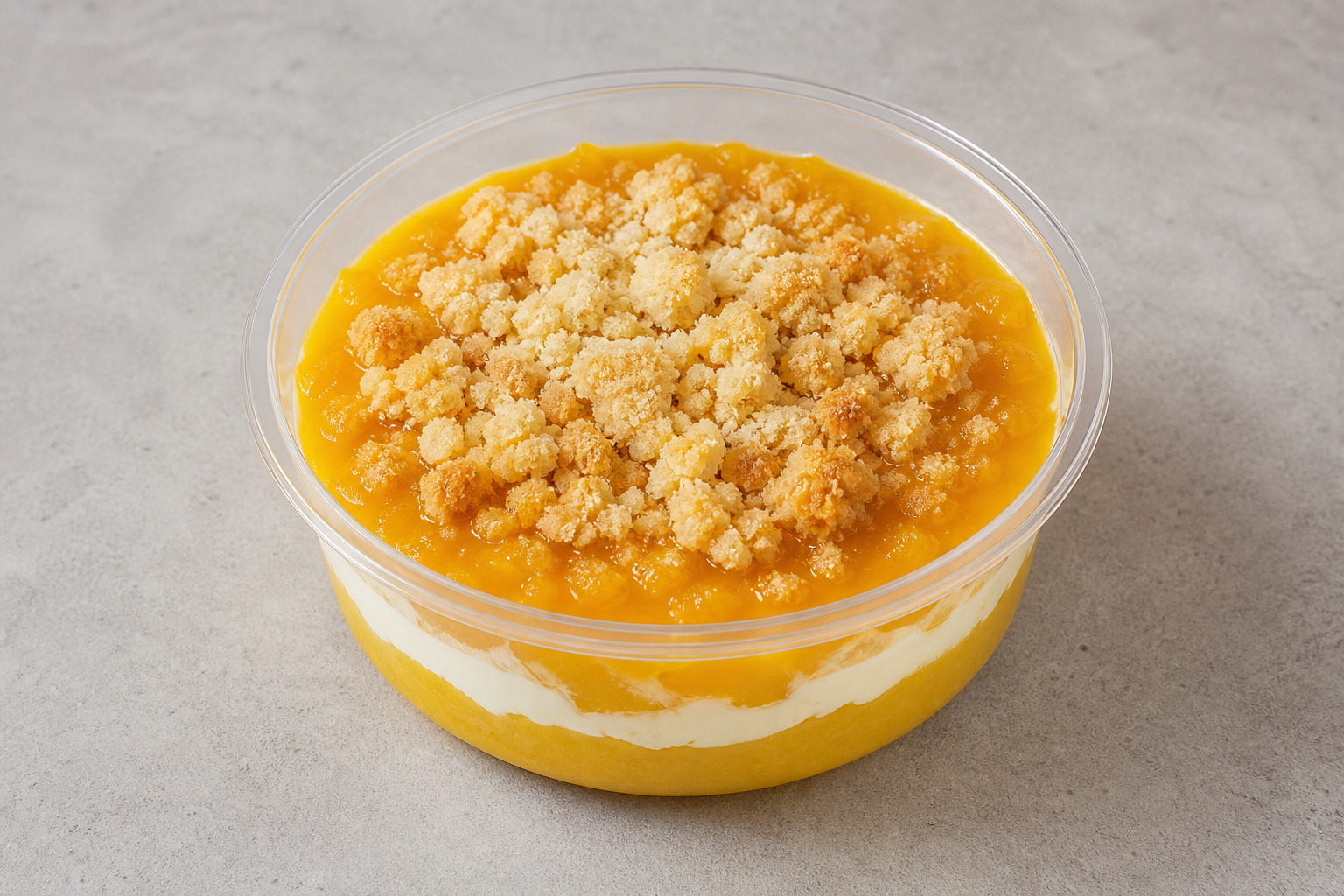 Photorealistic FR Mango pudding cup dessert P07 food image by VDAMO