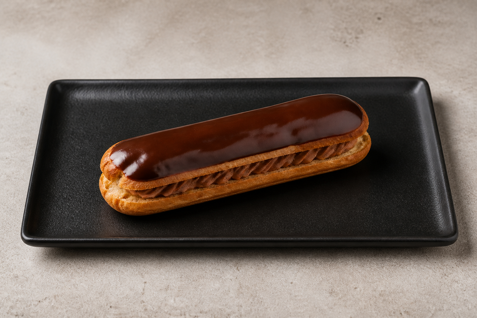Photorealistic Chocolate eclair P02 food image by VDAMO