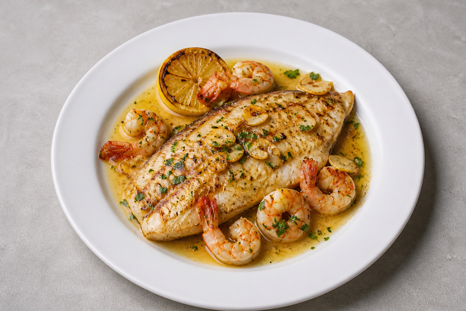 FR Grilled fish fillet seafood P01 — France dish