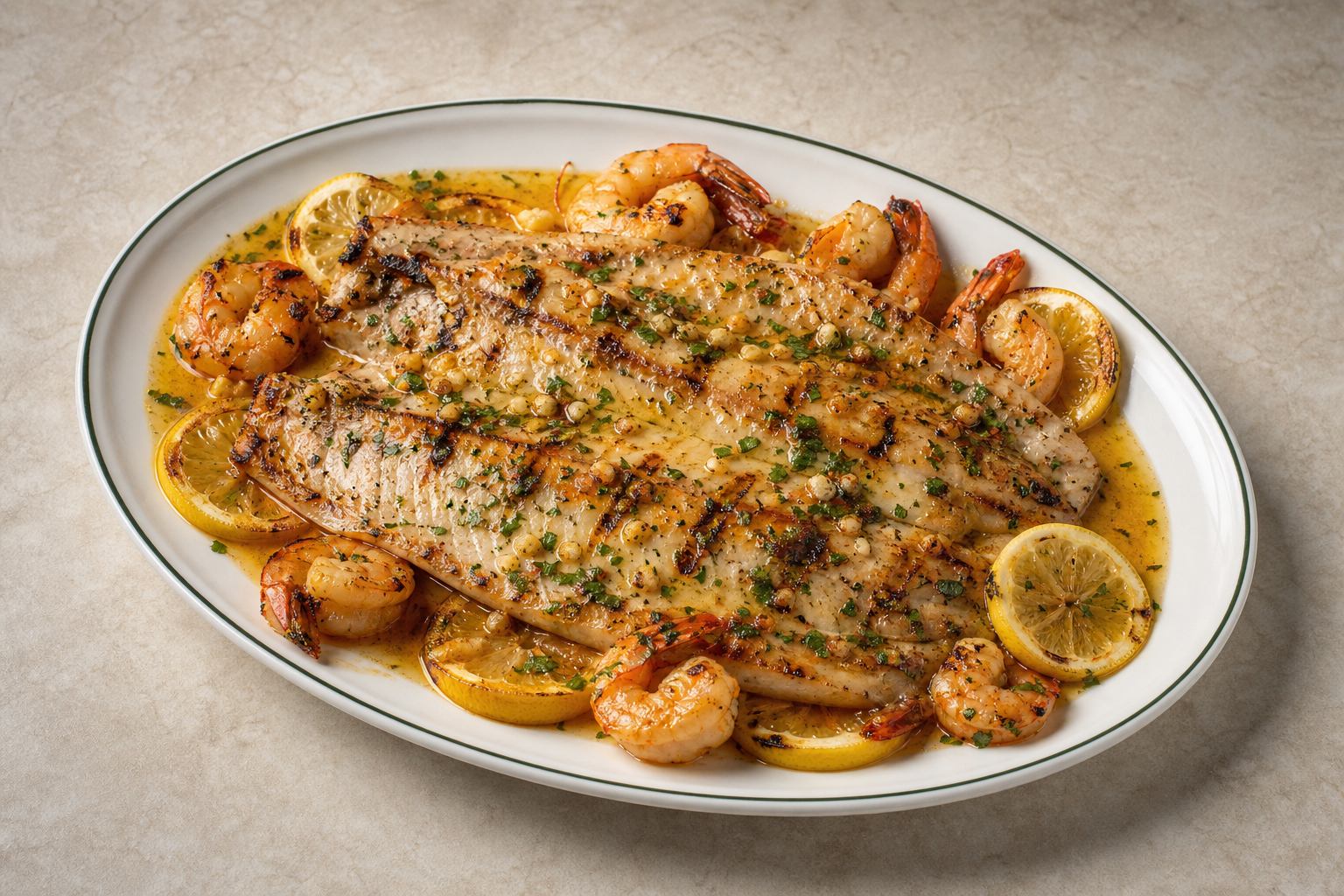 FR Grilled fish fillet seafood P03 — France dish