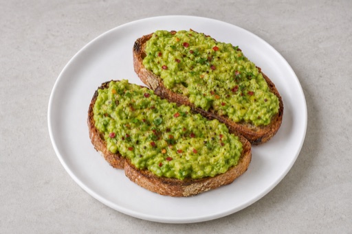 GB Avocado toast plate cafe food image by VDAMO