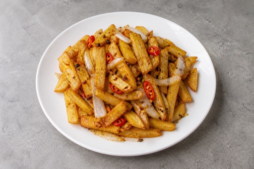 Salt and pepper chips food image by VDAMO