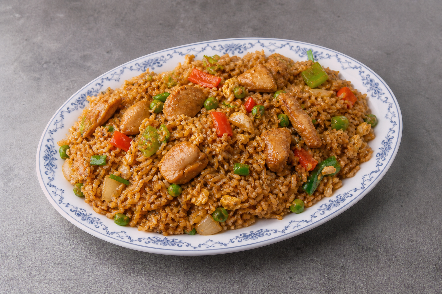 GB Signature rice plate chinese P03 — United Kingdom dish