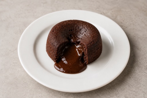 Photorealistic GB Chocolate lava cake dessert P09 food image by VDAMO