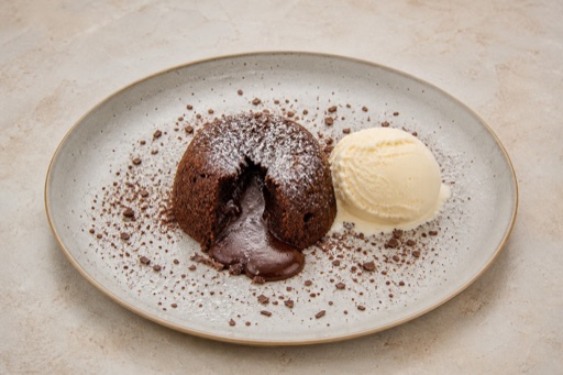 Photorealistic GB Chocolate lava cake dessert P10 food image by VDAMO