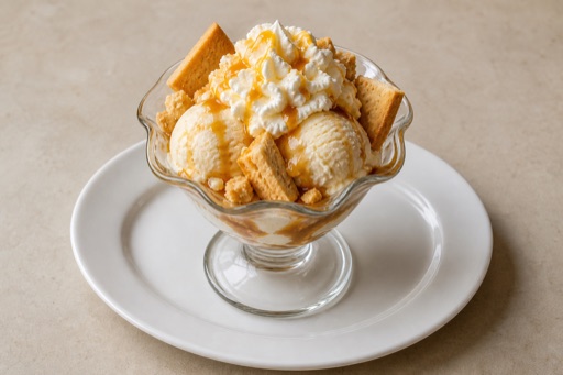 GB Ice cream sundae dessert P03 — United Kingdom dish