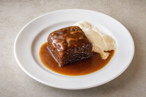 Sticky toffee pudding food image by VDAMO