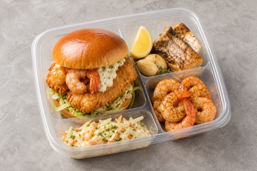 Photorealistic GB Crispy chicken burger fast-food P08 food image by VDAMO