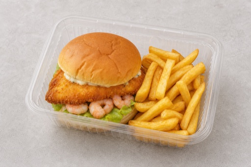 Photorealistic GB Kids burger meal fast-food P07 food image by VDAMO