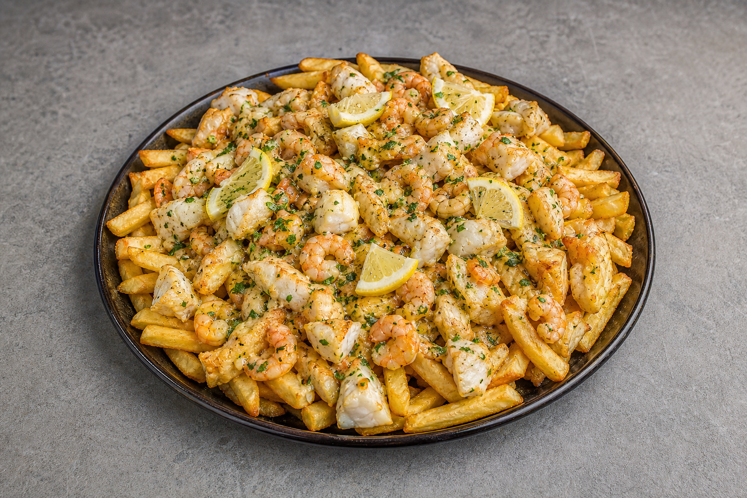GB Loaded fries fast-food P10 — United Kingdom dish