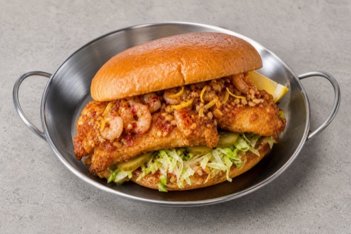 GB Spicy chicken sandwich fast-food P05 — United Kingdom dish
