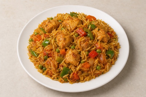 GB Signature rice plate indian food image by VDAMO